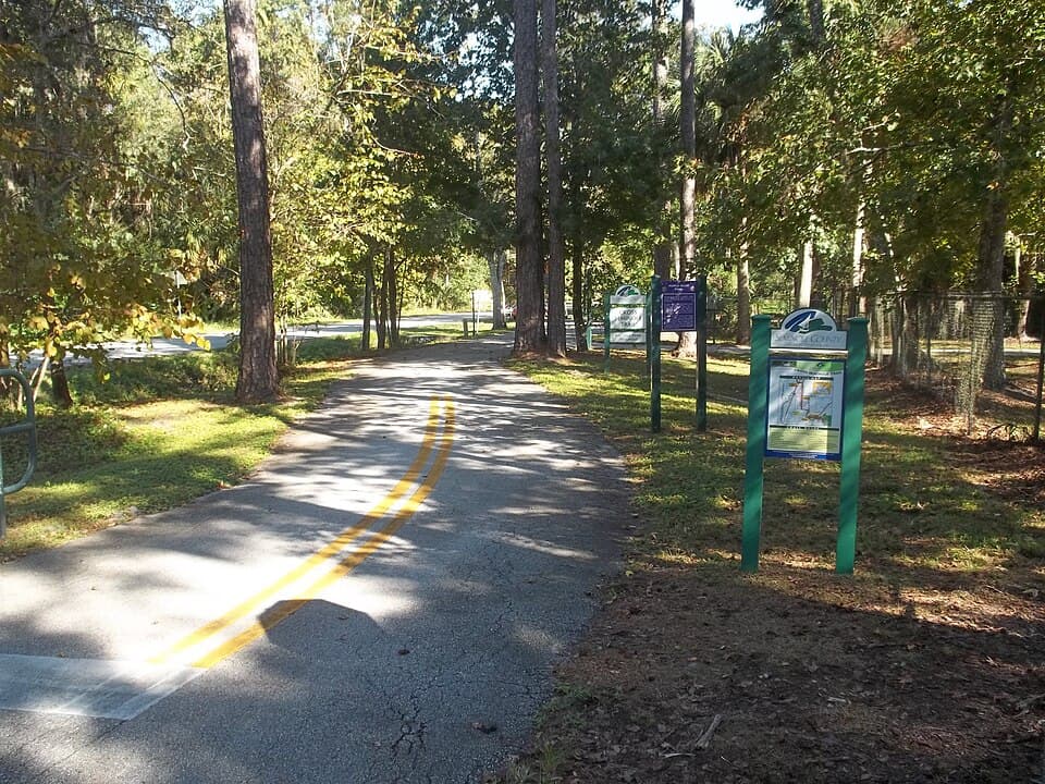 Cross Seminole Trail near Big Tree Park in Longwood, Florida