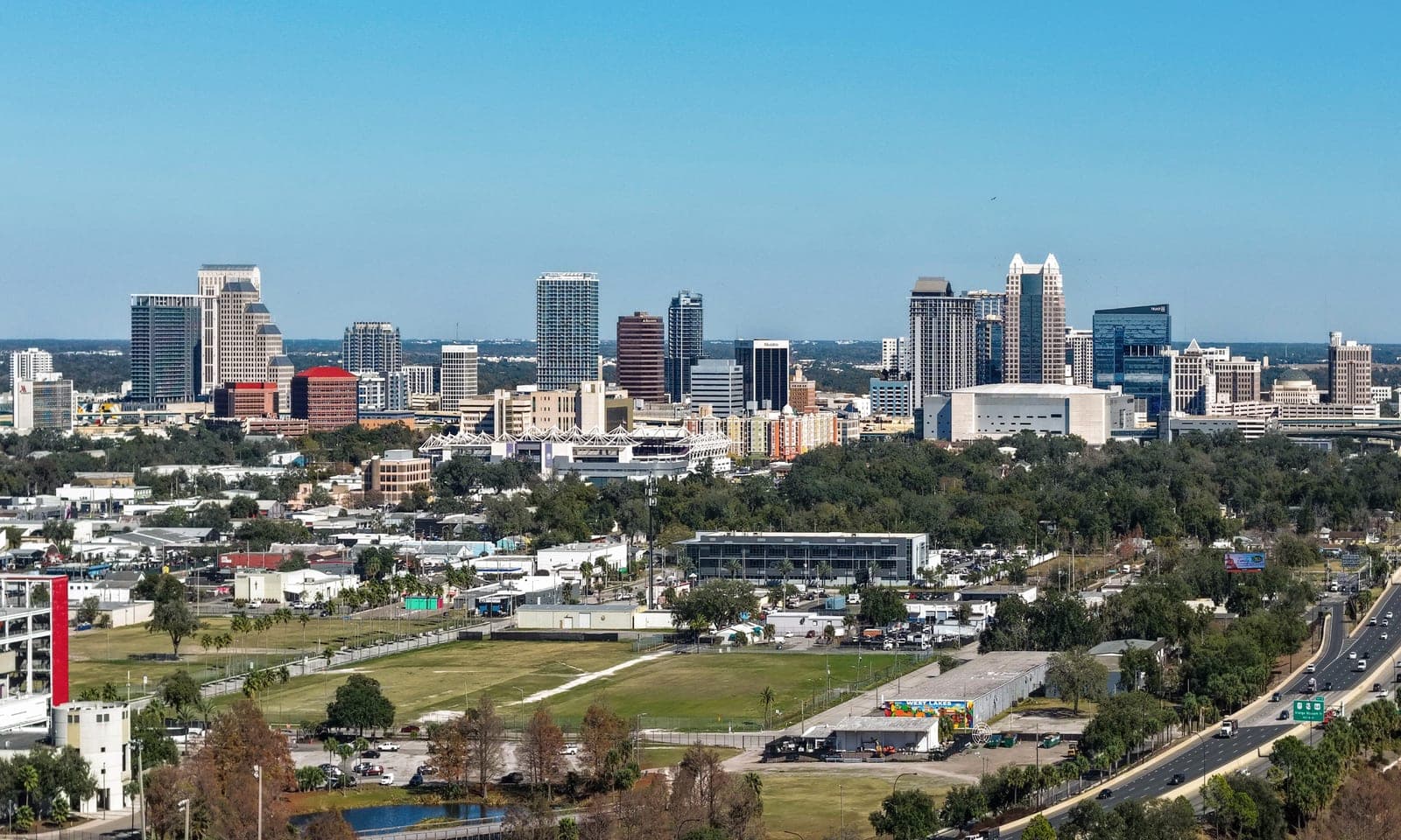 Downtown Orlando, Florida skyline